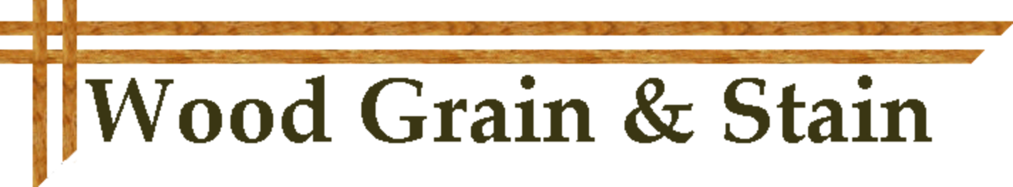 Wood Grain and Stain Logo